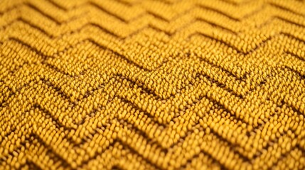 Golden Textured Fabric Background