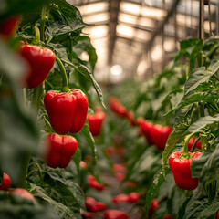 Growing red bell peppers in an urban greenhouse a guide to sustainable gardening