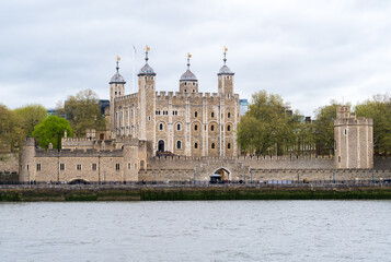 His Majesty's Royal Palace and Fortress of the Tower of London, or The Tower of London, historic castle on the north bank of the River Thames in central London, England