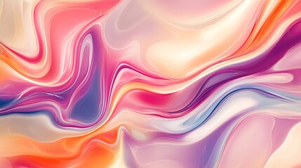 Fototapeta premium Abstract Swirling Colors: A Vibrant Digital Artwork