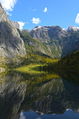 Fototapeta premium Obersee, Königsee, Berchtesgardener Alpen