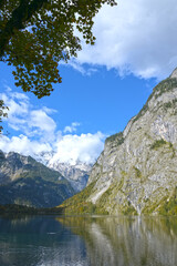 Obraz premium Obersee, Königsee, Berchtesgardener Alpen