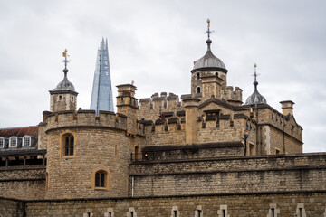 His Majesty's Royal Palace and Fortress of the Tower of London, or The Tower of London, historic castle on the north bank of the River Thames in central London, England