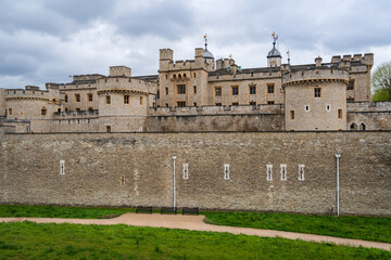 His Majesty's Royal Palace and Fortress of the Tower of London, or The Tower of London, historic castle on the north bank of the River Thames in central London, England