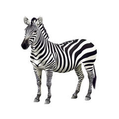 Fototapeta premium Majestic Plains Zebra A Stunning Wildlife Portrait