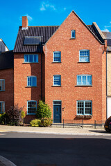 Fototapeta premium traditional detached house within residential estate in England UK