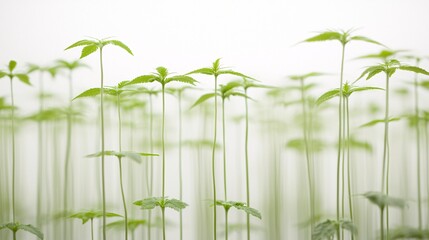 Inflation forecast represented through growing plants and shrinking wallets, showing the effects of economic pressure