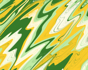 Marble Ink Background. Green and Yellow Marble Pattern Texture Abstract Background in High Resolution that can be use for Wallpaper or Background