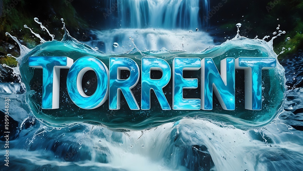 Poster 3d text 