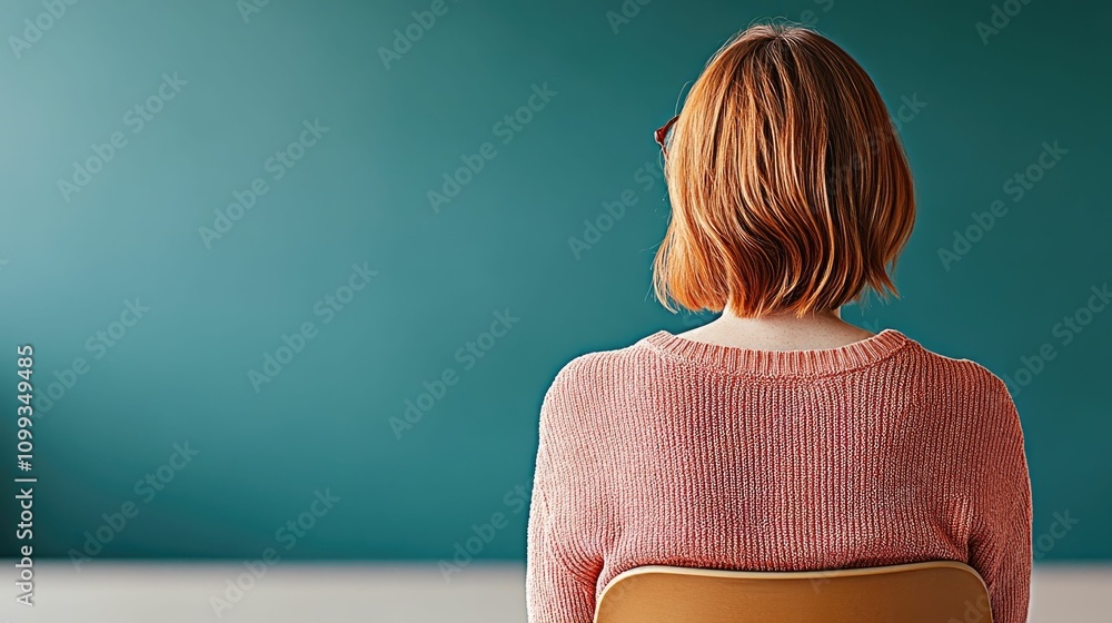 Poster teacher providing detailed instruction to a group of engaged students in a modern classroom setting 