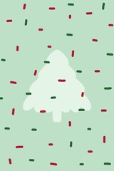 background with christmas tree