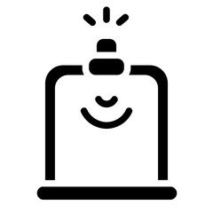 Fototapeta premium Detection Solid Icon