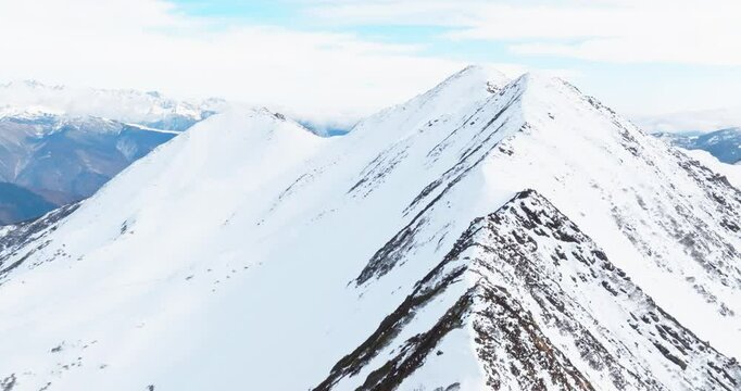 snowy mountain landscape