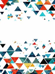 Obraz premium Paper Origami Polygonal Shape background. Abstract geometric illustration with place for text