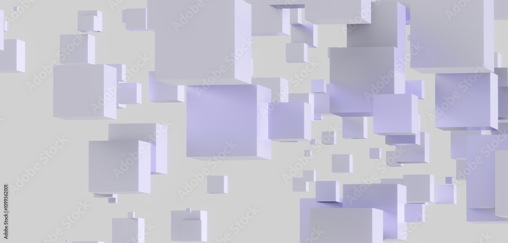 Aufkleber abstract background geometric pattern in design 3d render