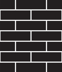 Bricks wall icon. EPS Vector File