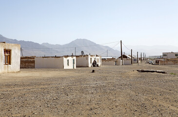 Murghab in the Pamir Mountains of Gorno-Badakhshan region in Tajikistan