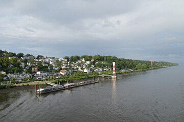 Elbe, Unterelbe, Blankenese, Ponton op`n Buln