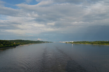 Elbe, Unterelbe, Abendstimmung