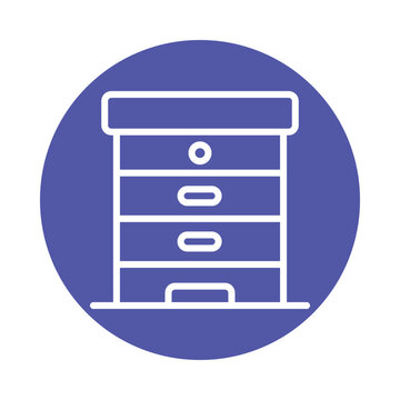 recommend clip art: Apiary Vector Circle Outline Icon . Eps 10 file