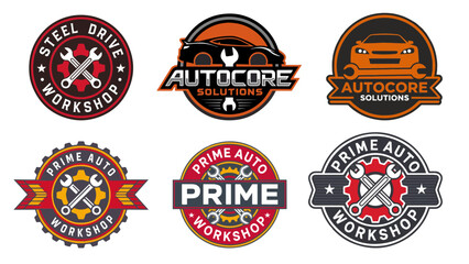 Naklejka premium Modern Mechanic Logo 