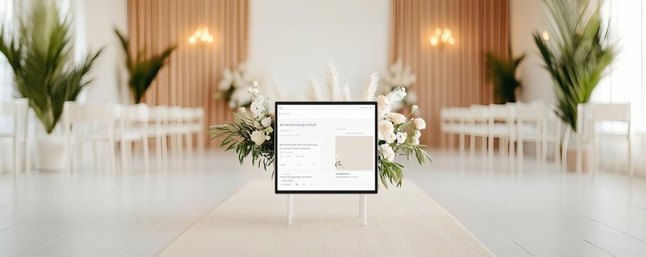 Wedding vendor site with AR venue previews, mood board creation, and real-time availability, wedding vendor UX, celebration planning