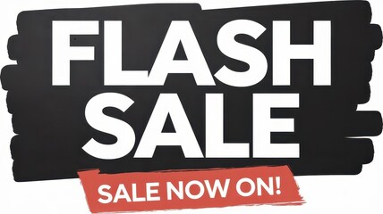 Naklejka premium Flash sale limited time offer big savings discounts typography template promotion label background. Seasonal Sale price drop for retail shop label for flyer, brochure, website, online shopping, market