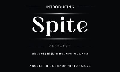 Modern alphabet letters font logo. Typography luxury minimal lettering fonts decorative wedding vintage retro logos. vector illustration