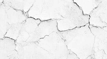 Obraz premium cracked plaster texture, seamless background, high detail, rough surface, muted tones, minimalistic