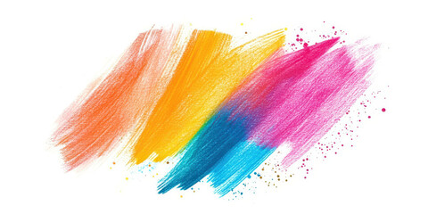 Rainbow colourful pancils