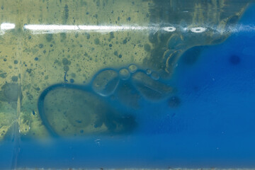 welle blau sand wasser flut kunst blau
