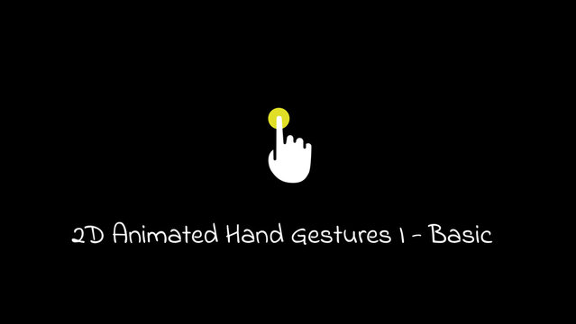 2D Animated Hand Gestures I - Basic