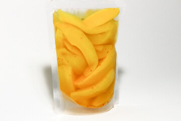candied mango is very fresh n delicious. candied fruit, manisan mangga dan asinan mangga
