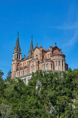 Fototapeta premium Basilica of Saint Mary the Royal of Covadonga, Asturias, Spain.