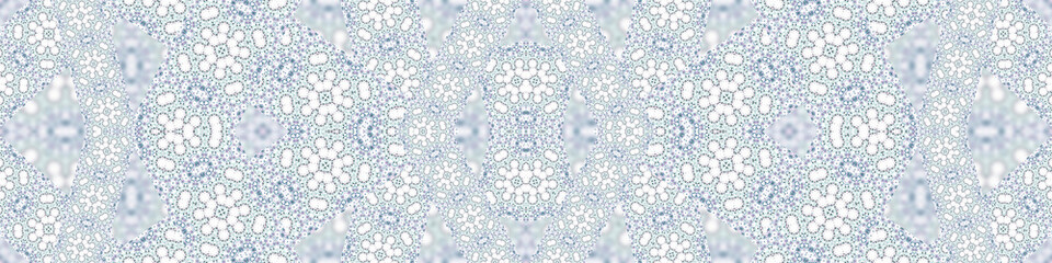 Naklejka premium seamless pattern banner. Abstract symmetrical pattern. Abstract texture