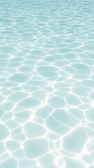 Obraz premium Delicate aquamarine watercolor stripes in a shallow sea , tropical seaweed, underwater vegetation