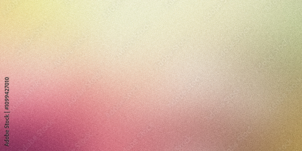 Poster softly transitioning from yellow to pink, a subtle grainy texture adds depth to create a calming and