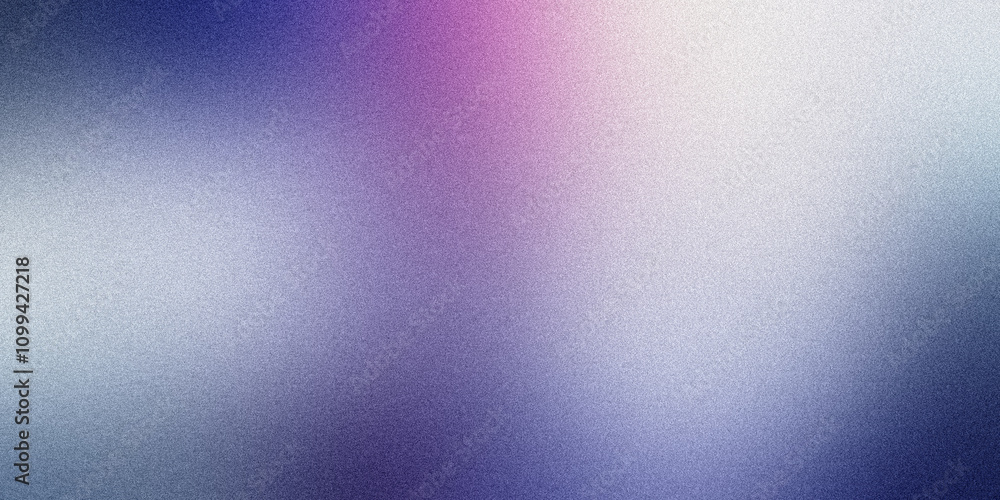 Poster soft and textured abstract background with a grainy gradient fading from purple to white