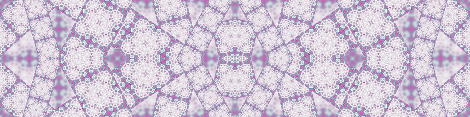 seamless pattern banner. Abstract symmetrical pattern. Abstract texture