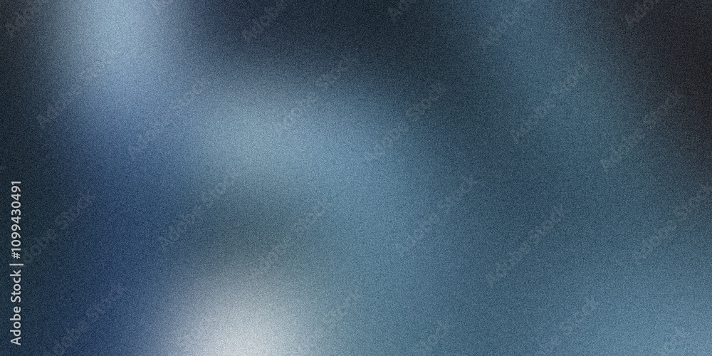 Poster light blue gradient softly blending into a dark blue background, creating a subtle and elegant visua