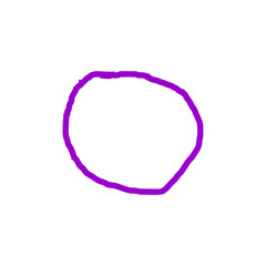 Circle Doodle hand drawn vector