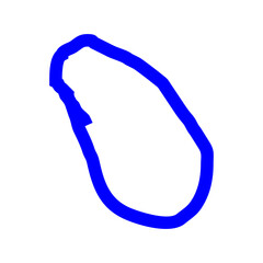 Circle Doodle hand drawn vector