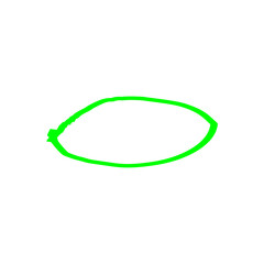 Circle Doodle hand drawn vector