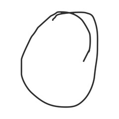 Circle Doodle hand drawn vector