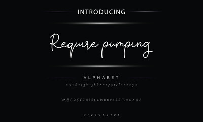 Hand drawn vector alphabet. Modern monoline signature script font. Elegant Signature Font. Best Alphabet Beautiful Calligraphy Signature Font