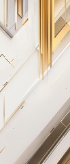 Fototapeta premium Geometric abstract gold background with bold lines and clean shapes, luxury, abstract