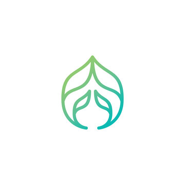 recommend clip art: Organic Leaf Logo Icon. Letter FF Leaf Logo