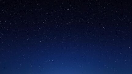 Dark blue background with numerous small white dots representing twinkling stars, space, sparkle, glow, stars, night sky