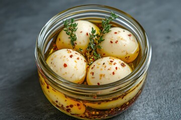 Labneh Cheese Balls in Oil