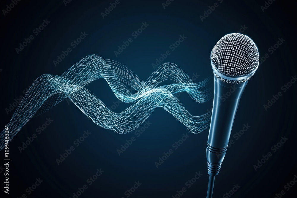 Aufkleber dynamic vocal performance studio setting audio recording contemporary environment close-up view enga